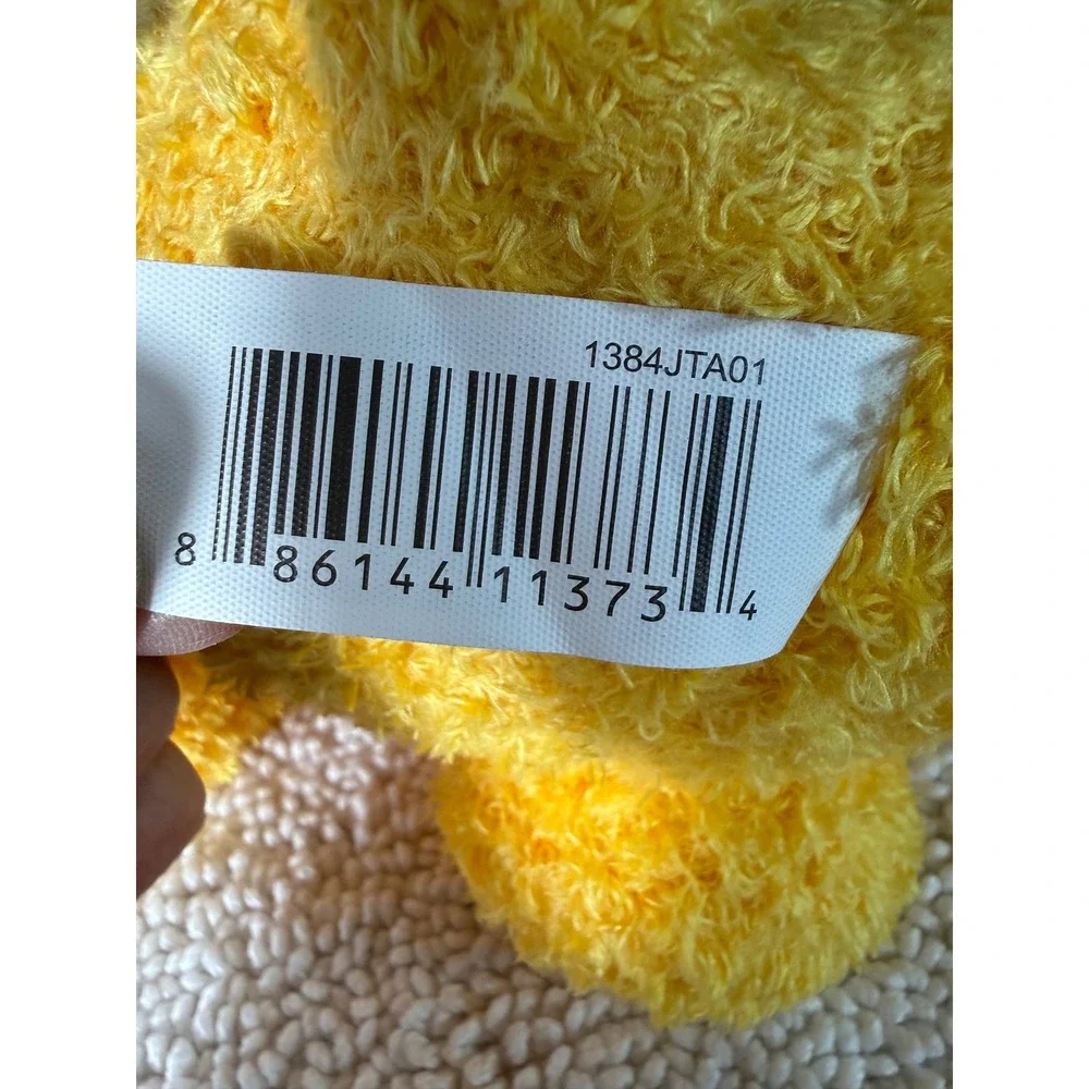 Disney Pluto Weighted Plush Toy Stuffed Animal Yellow Dog New‎ with Tags